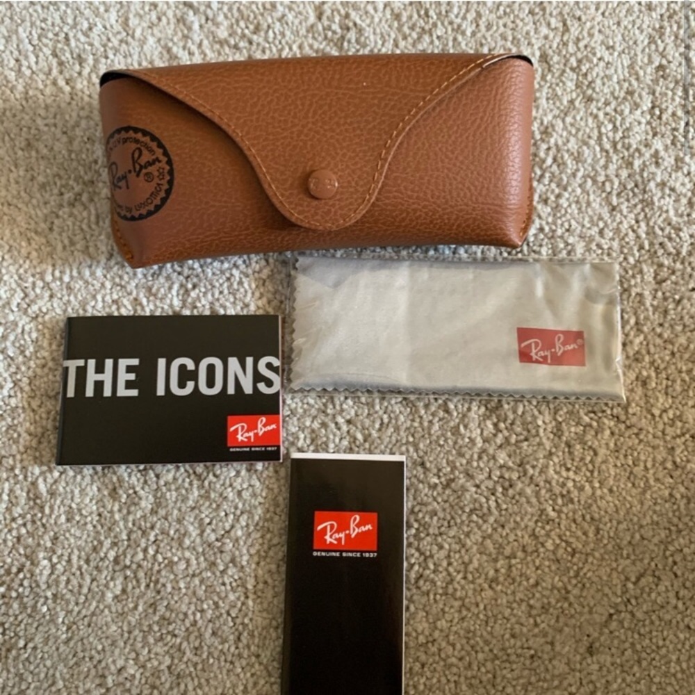 Ray-Ban Sunglass Case and Microfiber Lens Cloth - BRAND NEW!